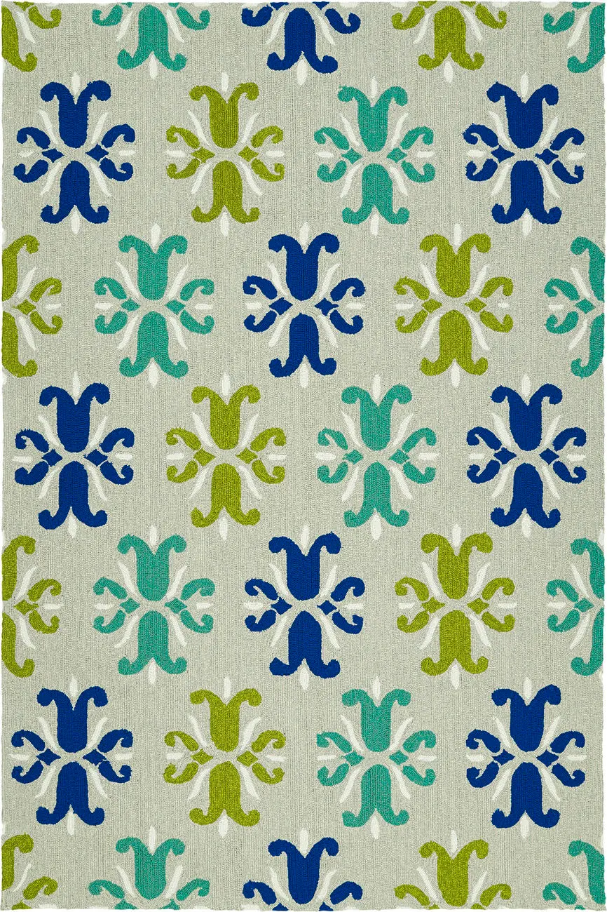 Modern Loom Escape Grey Tweed Outdoor Patterned Modern Rug