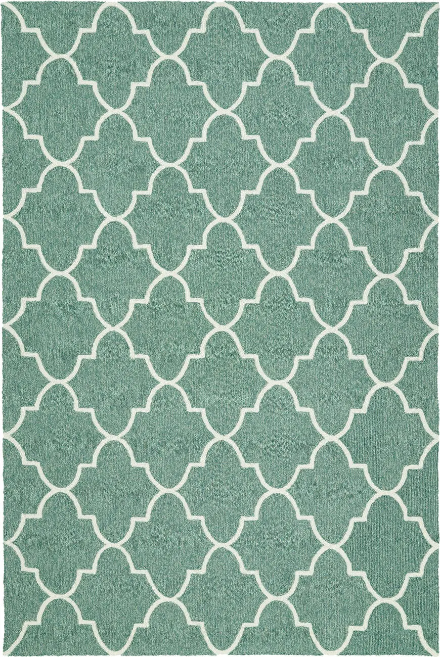 Modern Loom Escape Mint Tweed Outdoor Patterned Modern Rug