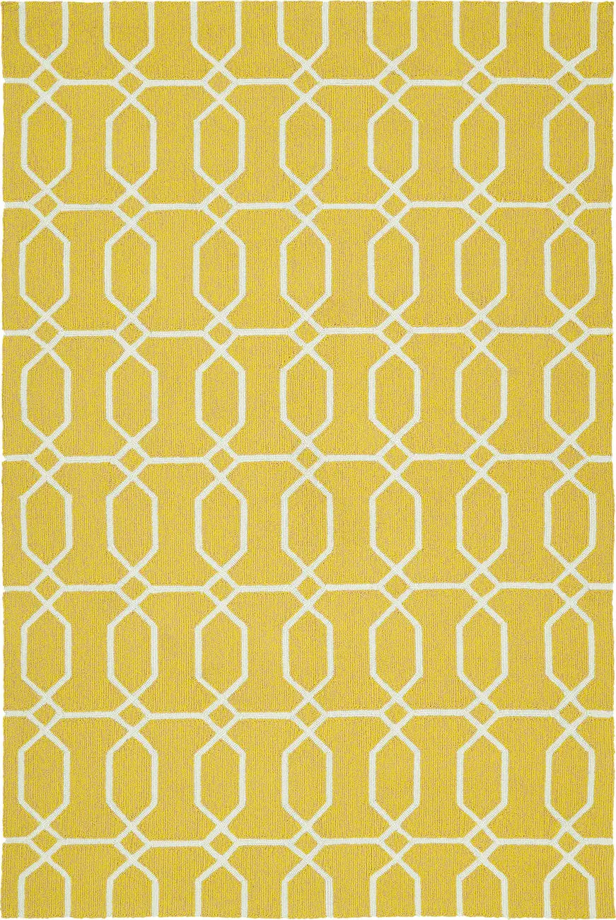Modern Loom Escape Gold Tweed Outdoor Patterned Modern Rug 2