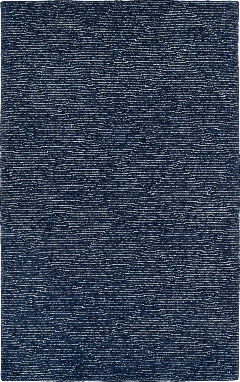 Modern Loom Evanesce Hand Tufted Navy Patterned Modern Rug