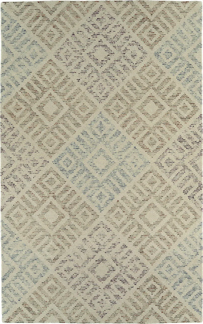 Modern Loom Evanesce Hand Tufted Beige Patterned Modern Rug