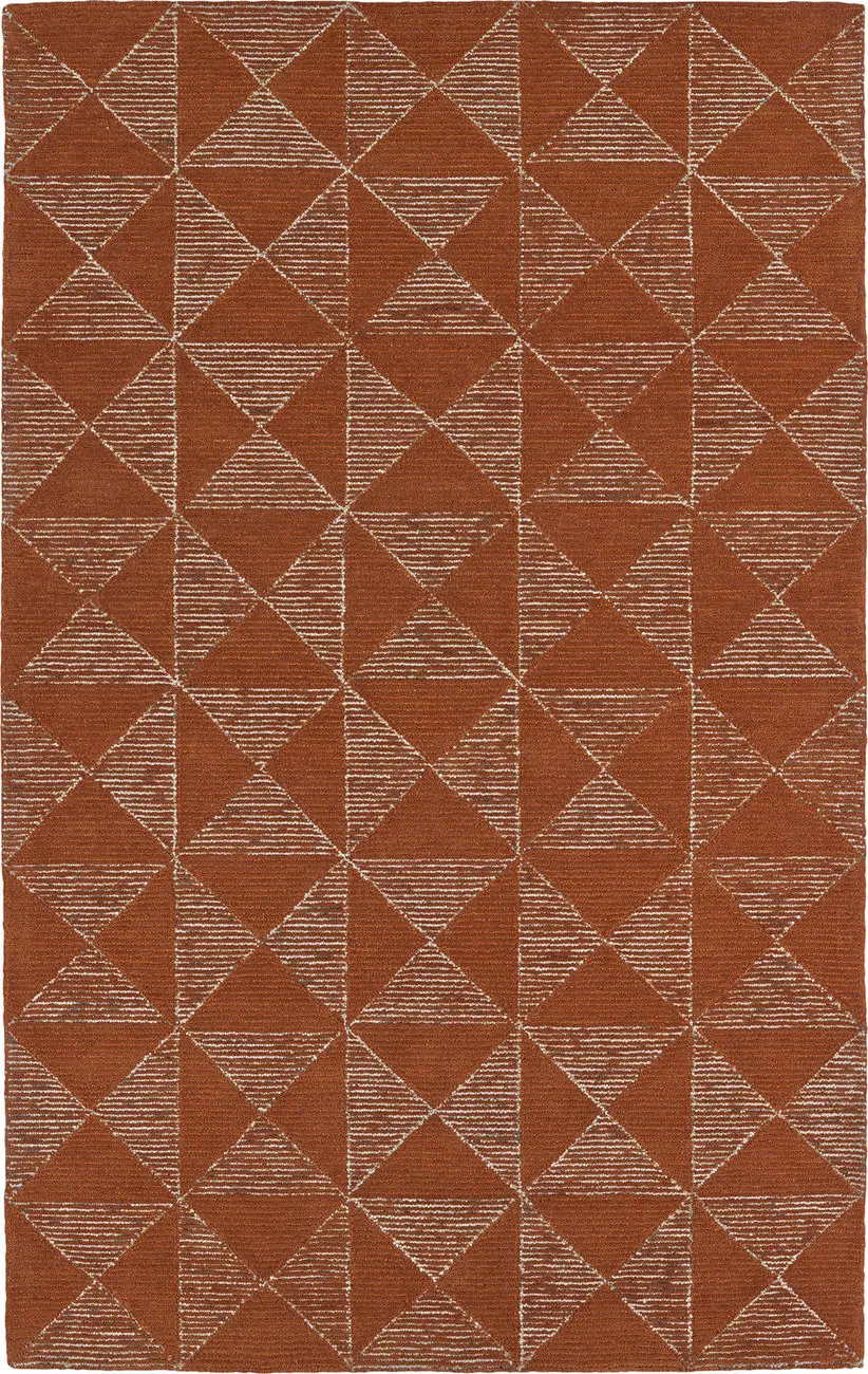 Modern Loom Evanesce Paprika Patterned Modern Rug