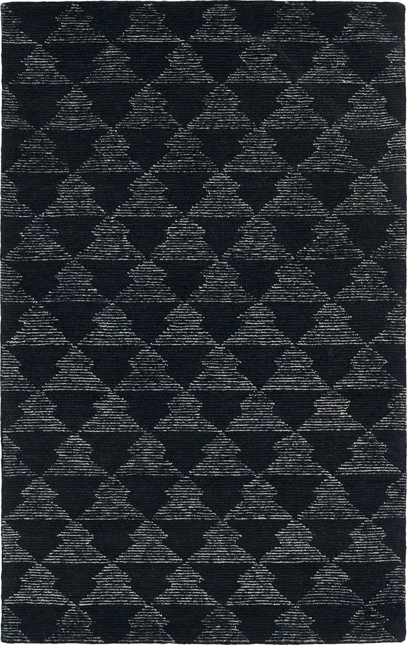 Modern Loom Evanesce Hand Tufted Black Patterned Modern Rug