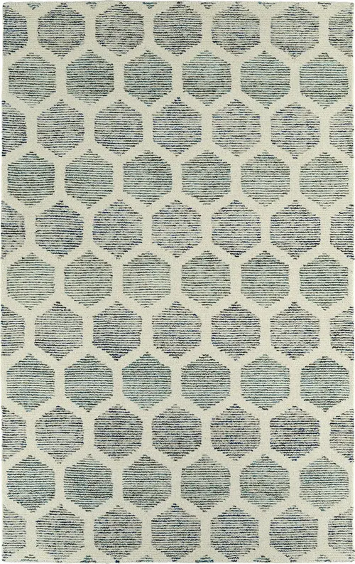 Modern Loom Evanesce Hand Tufted Ivory Patterned Modern Rug 2