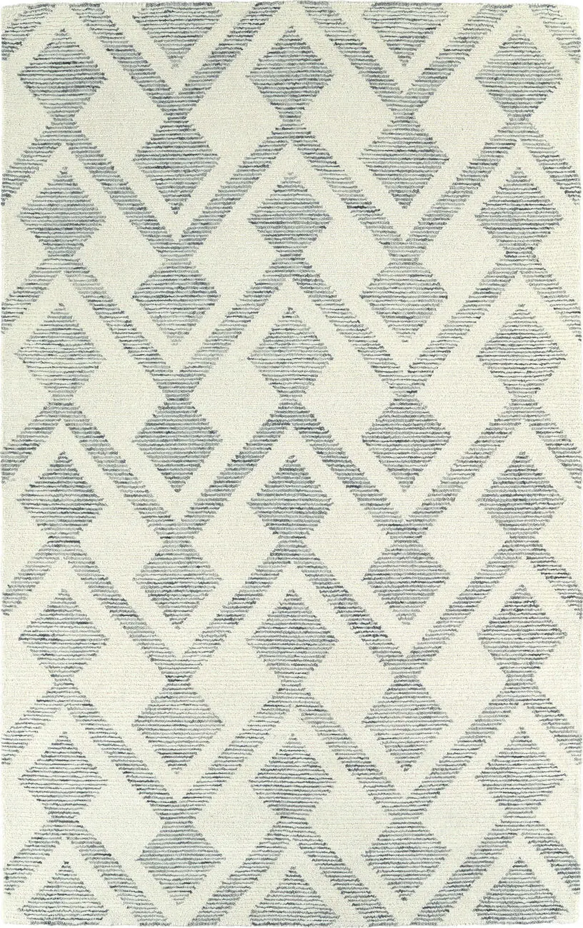 Modern Loom Evanesce Hand Tufted Ivory Patterned Modern Rug 3