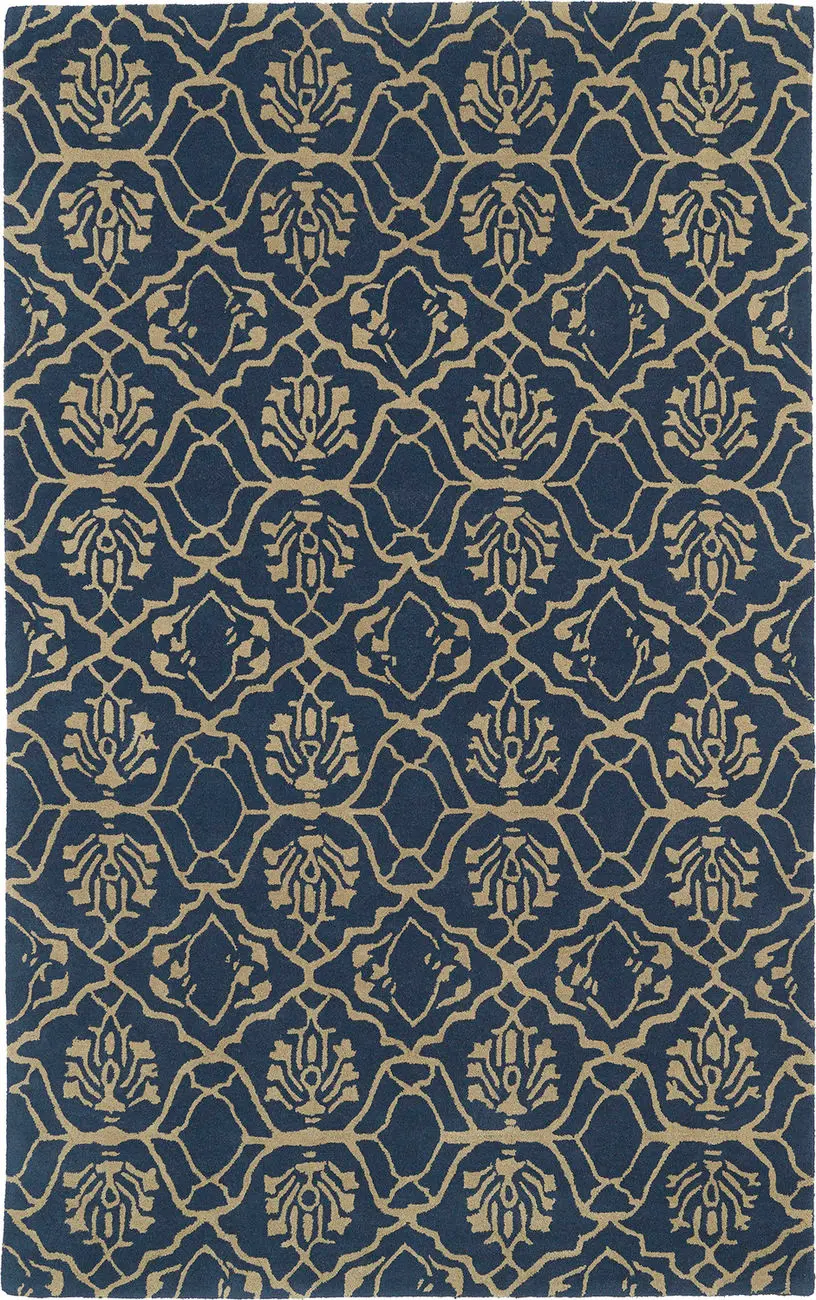Modern Loom Evolution Denim Blue Transitional Rug