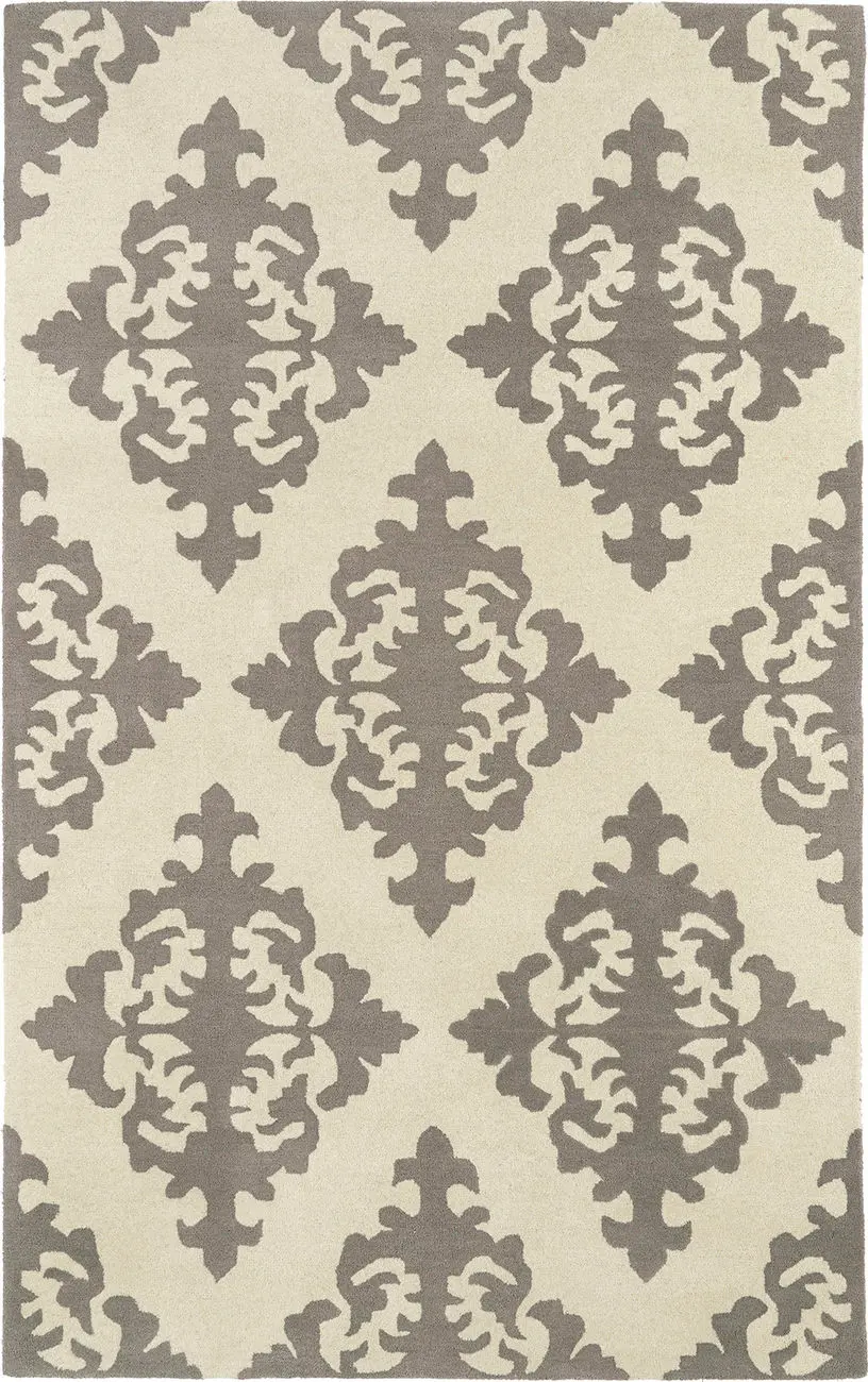 Modern Loom Evolution Light Brown Patterned Modern Rug