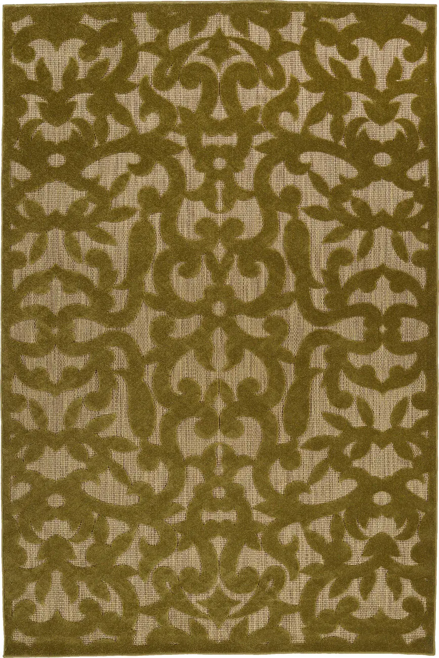 Modern Loom Fresh Air Olive Outdoor Transitional Rug
