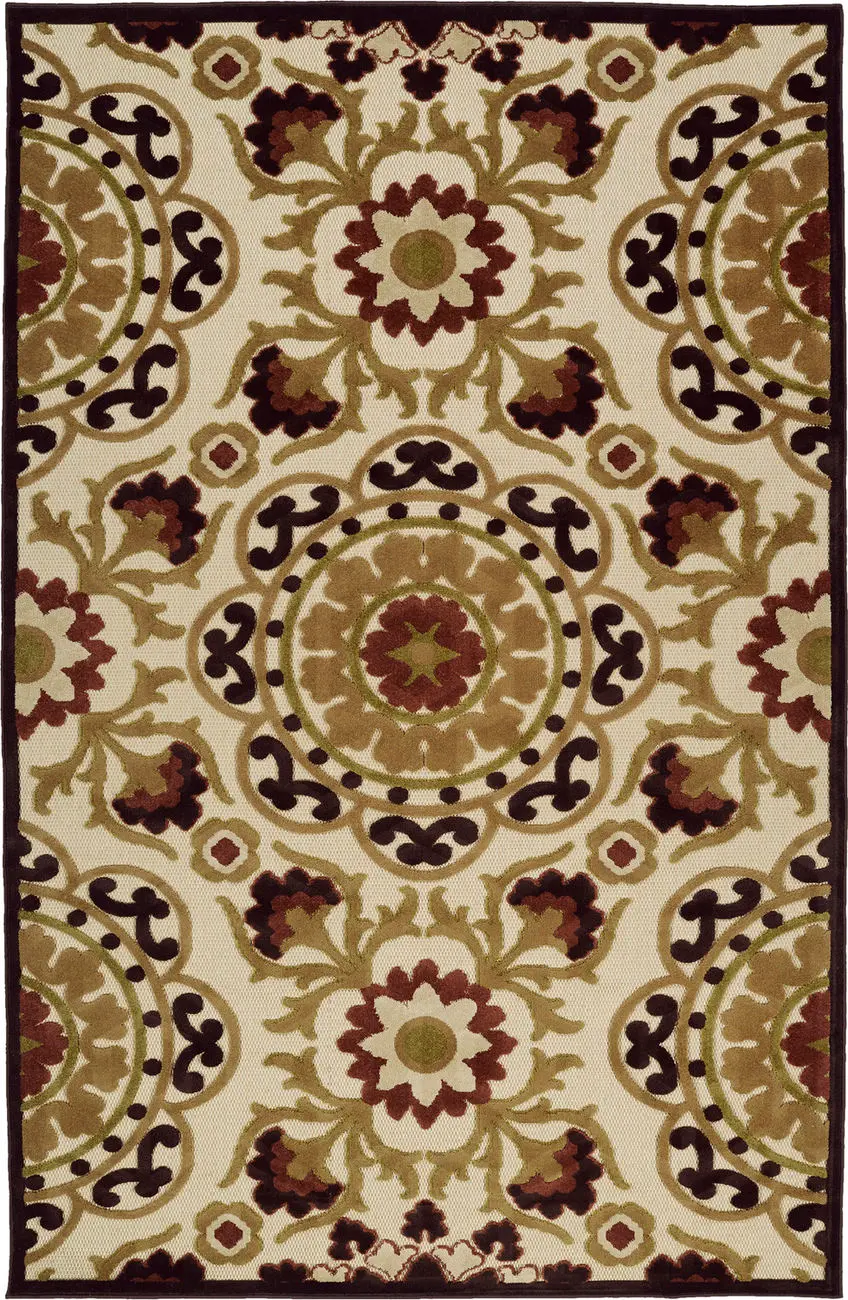 Modern Loom Fresh Air Beige Outdoor Transitional Rug