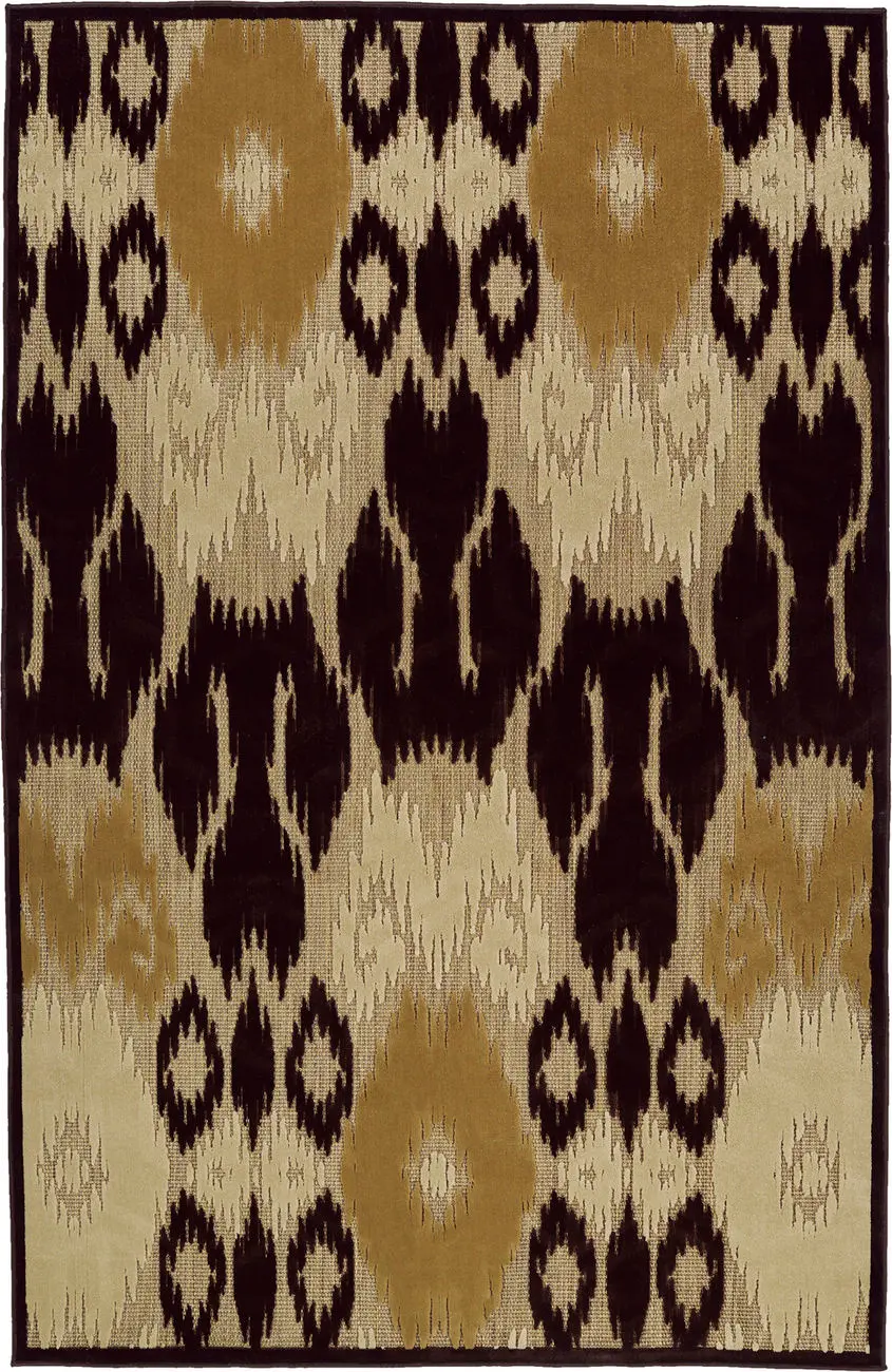 Modern Loom Fresh Air Chocolate Outdoor Patterned Modern Rug 7
