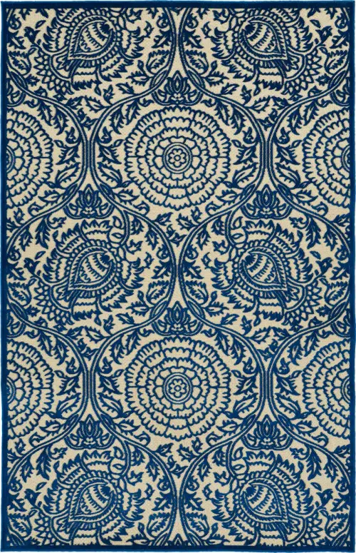 Modern Loom Fresh Air Navy Outdoor Transitional Rug