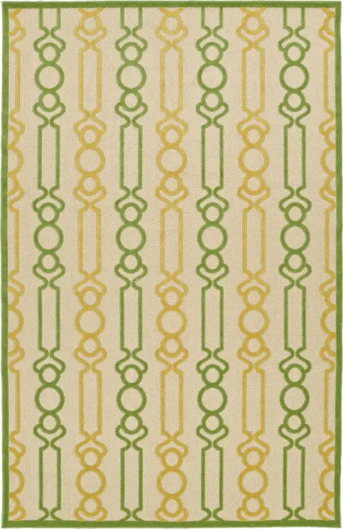Modern Loom Fresh Air Gold Outdoor Patterned Modern Rug 3
