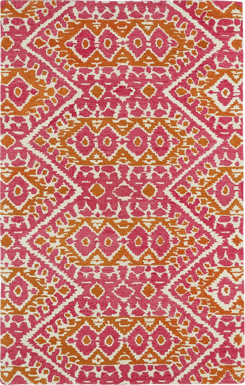 Modern Loom Global Inspirations Pink Transitional Rug