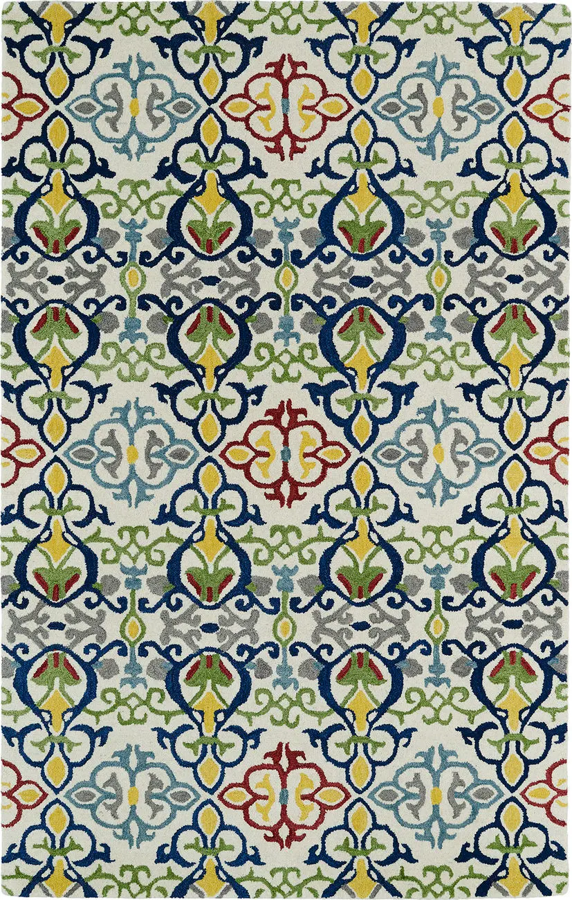 Modern Loom Global Inspirations Ivory Transitional Rug 2