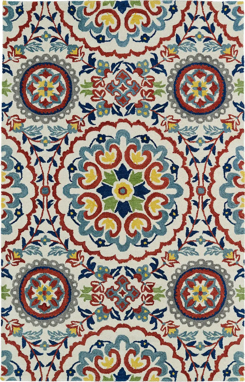 Modern Loom Global Inspirations Ivory Transitional Rug 4