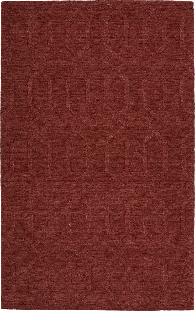 Modern Loom Imprints Cinnamon Patterned Modern Rug