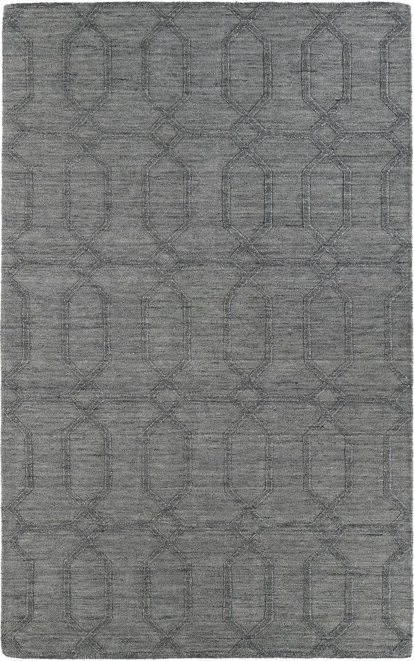 Modern Loom Imprints Hand Tufted Grey Patterned Modern Rug