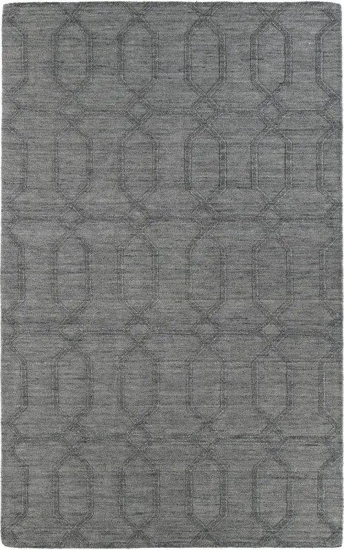 Modern Loom Imprints Hand Tufted Grey Patterned Modern Rug