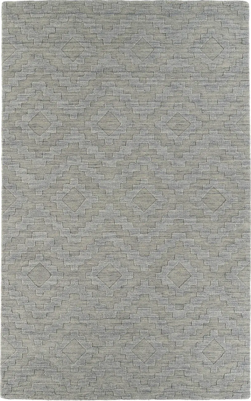 Modern Loom Imprints Oatmeal Patterned Modern Rug 3
