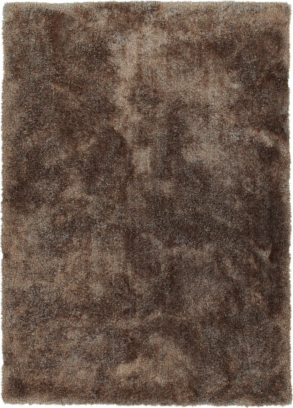 Modern Loom It's So Fabulous Shag Brown Solid Modern Rug