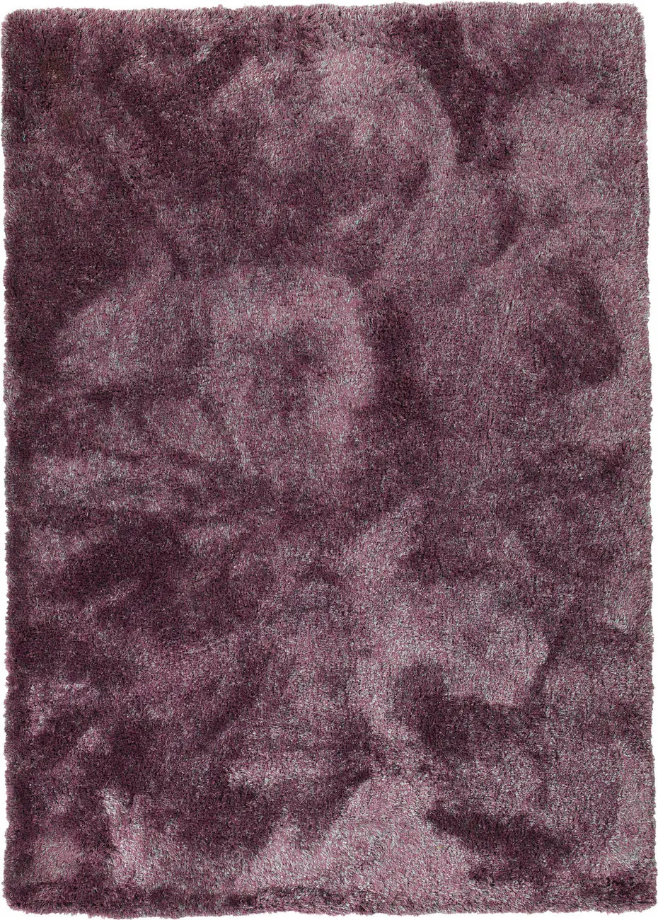 Modern Loom It's So Fabulous Shag Lilac Solid Modern Rug