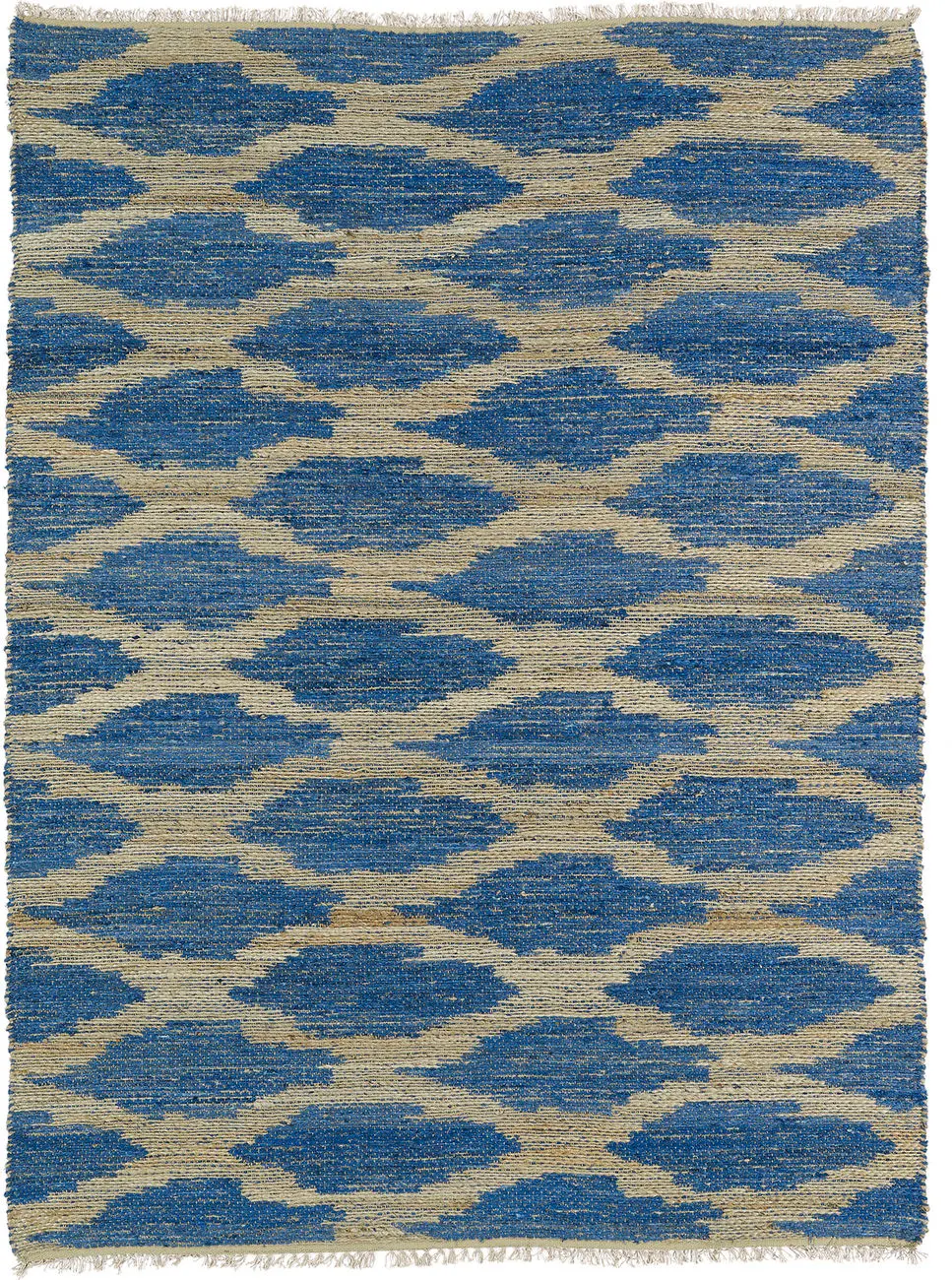 Modern Loom Kenwood Flatweave Navy Patterned Modern Rug