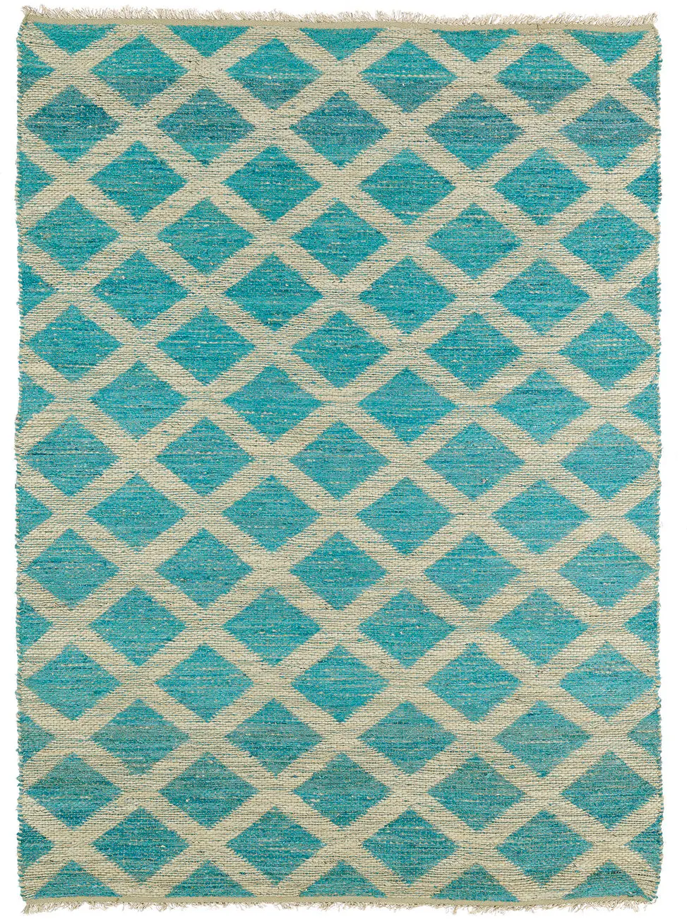 Modern Loom Kenwood Flatweave Teal Patterned Modern Rug 3