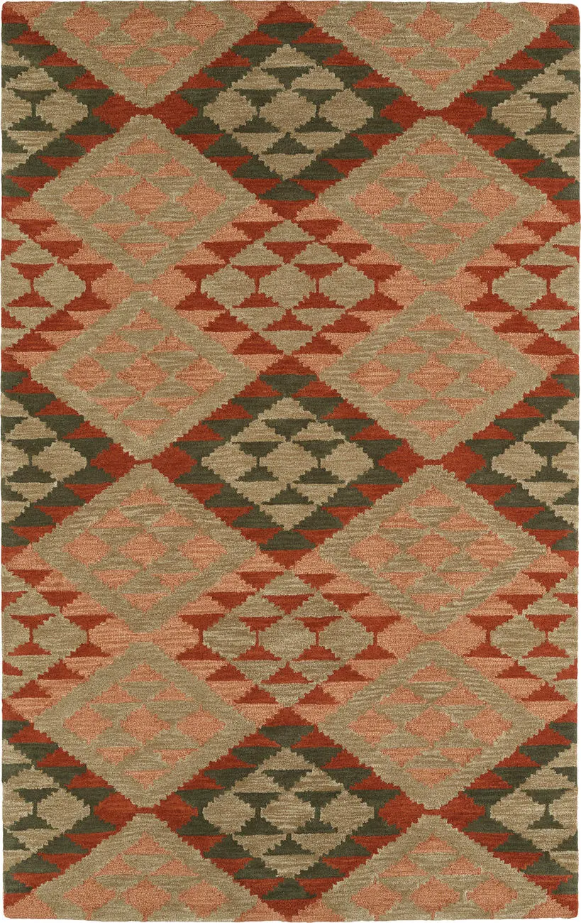 Modern Loom Lakota Heathered Camel Southwest Contemporary Rug