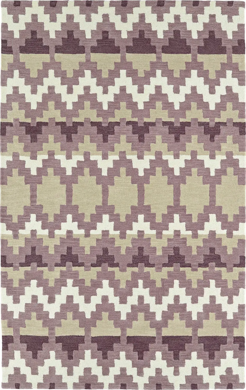 Modern Loom Lakota Mauve Purple Southwest Contemporary Rug