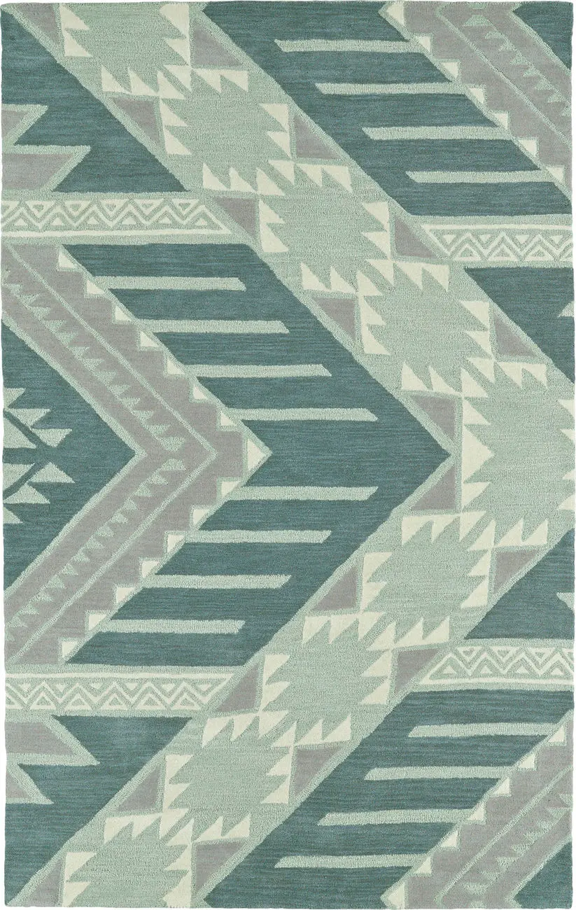 Modern Loom Lakota Mint Southwest Contemporary Rug