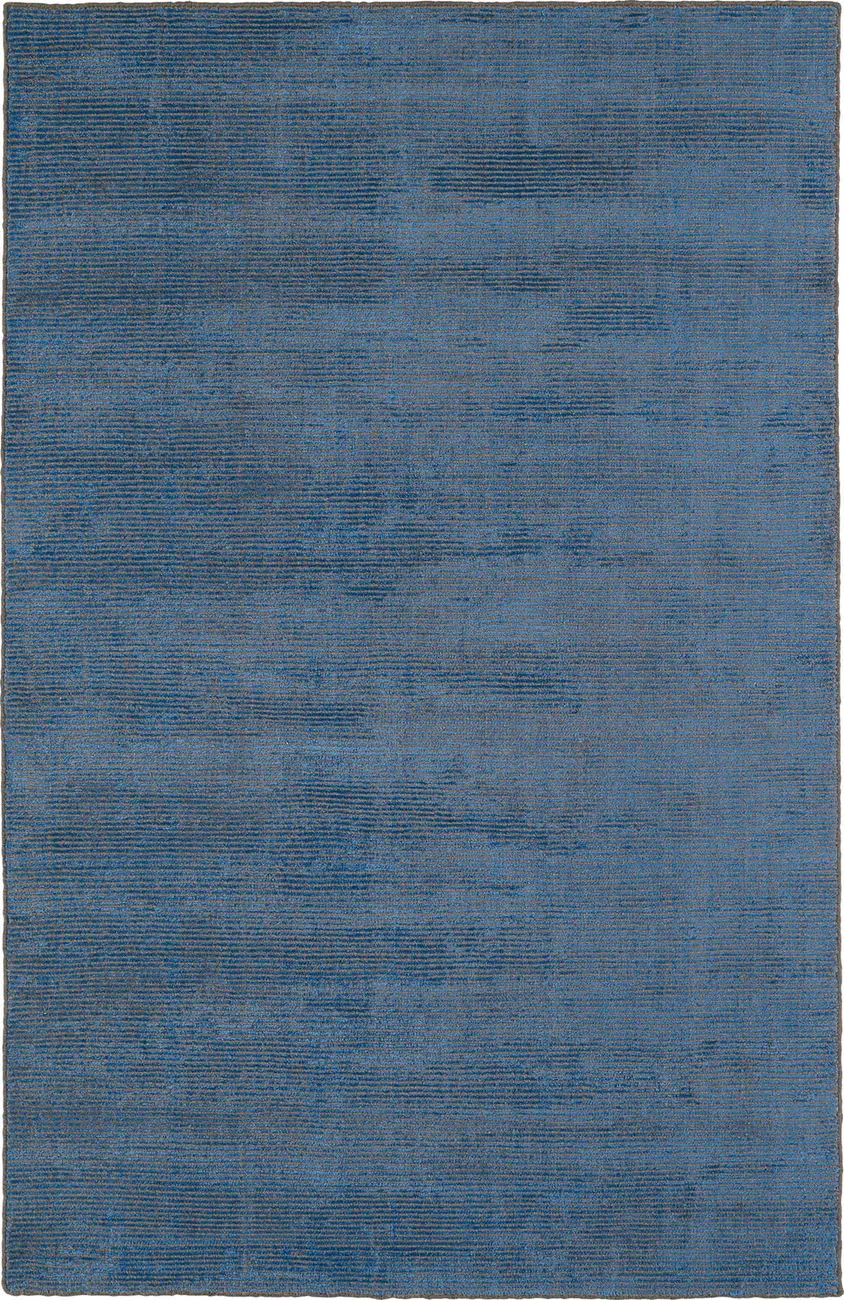 Modern Loom Luminary Blue Solid Modern Rug