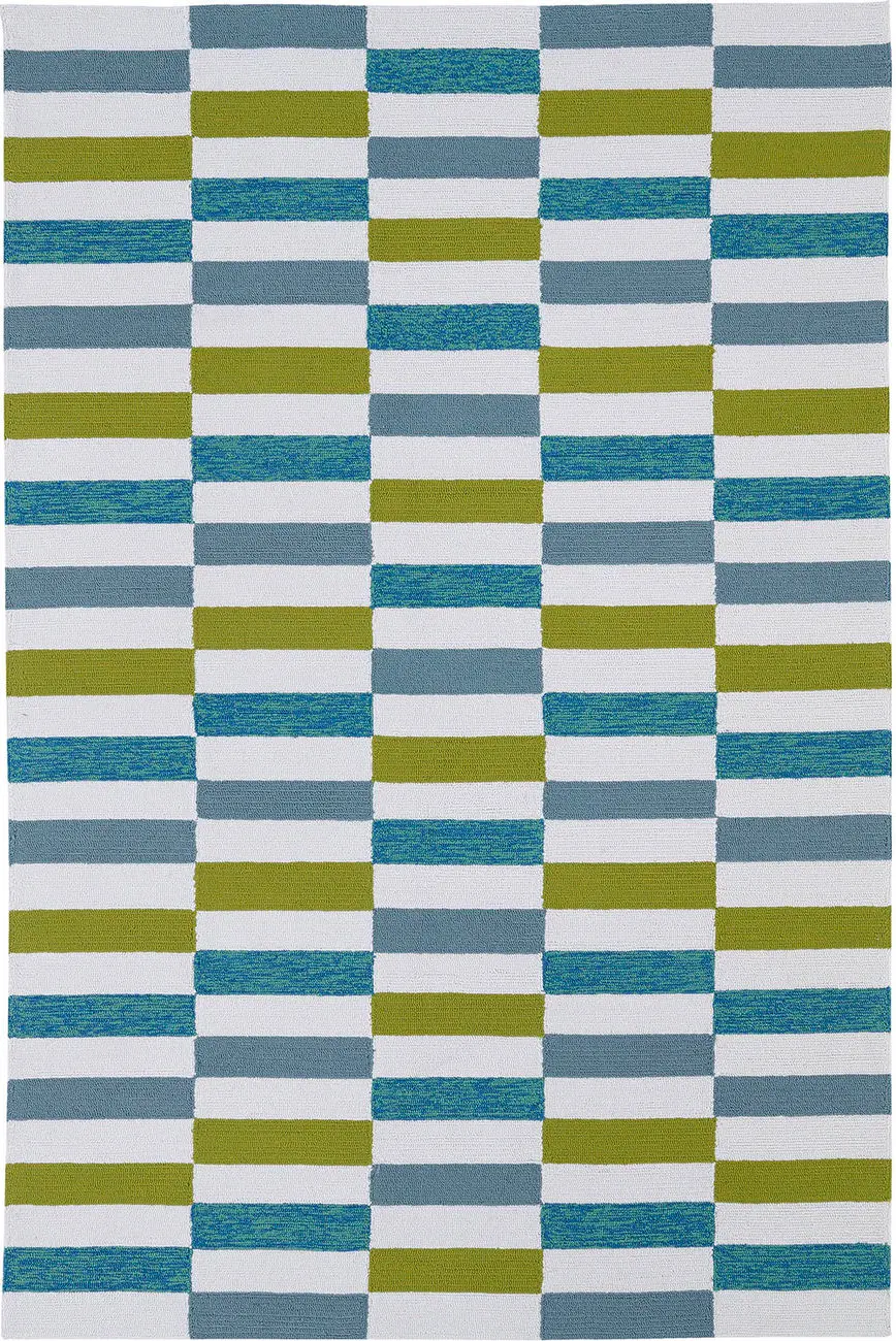 Modern Loom Matira Ivory Outdoor Patterned Modern Rug 3