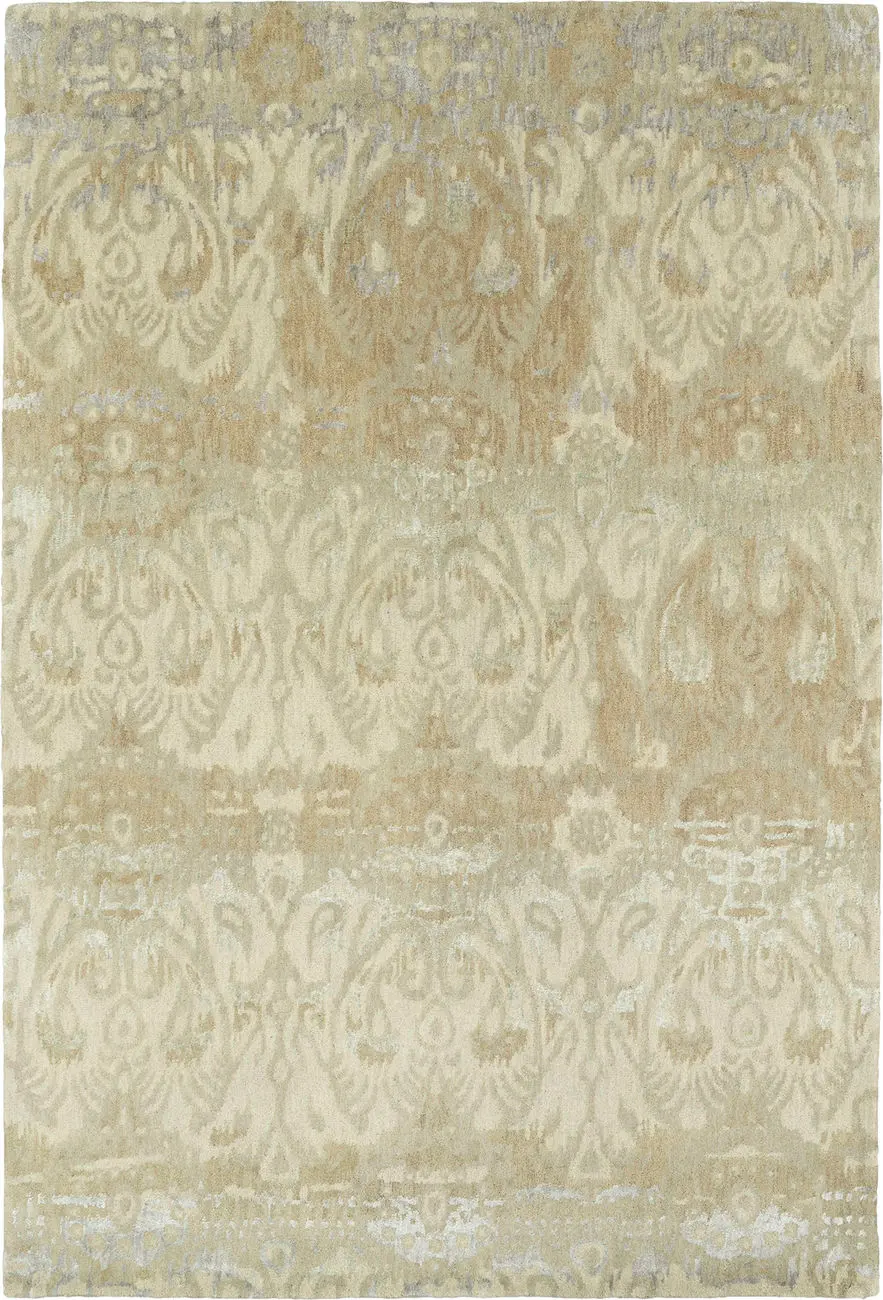 Modern Loom Mercery Hand Tufted Beige Transitional Rug