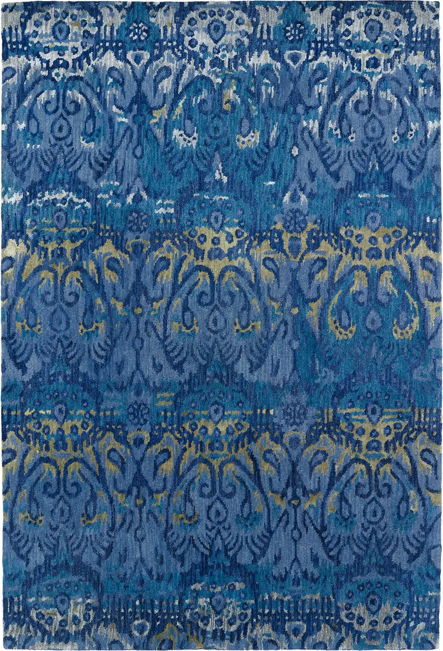 Modern Loom Mercery Hand Tufted Azure Transitional Rug