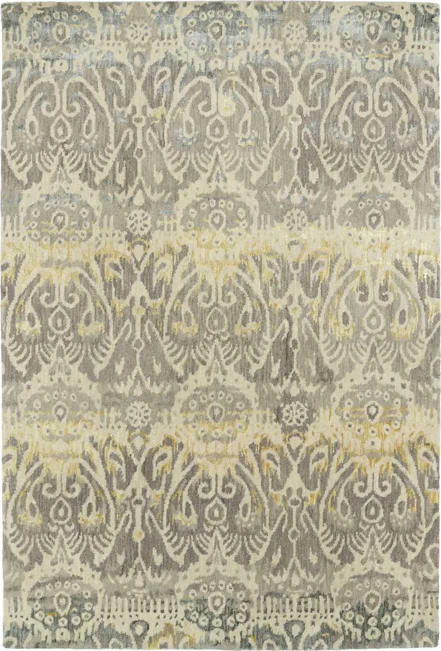 Modern Loom Mercery Hand Tufted Beige Transitional Rug 2