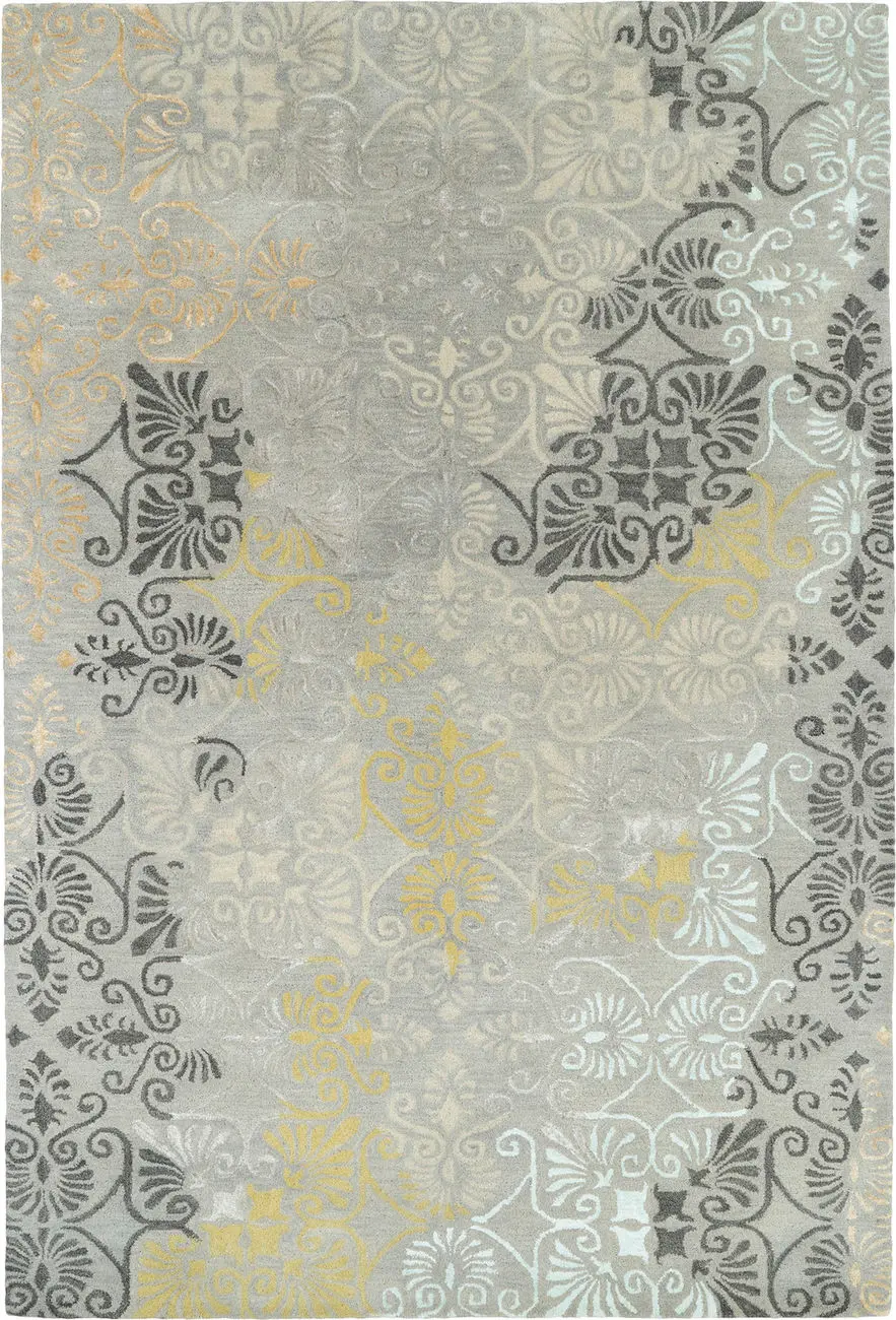 Modern Loom Mercery Hand Tufted Grey Transitional Rug