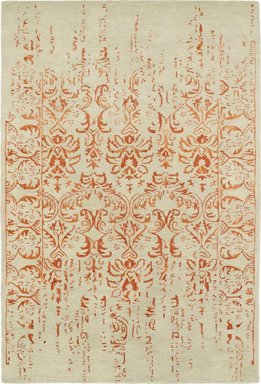 Modern Loom Mercery Hand Tufted Beige Transitional Rug 5