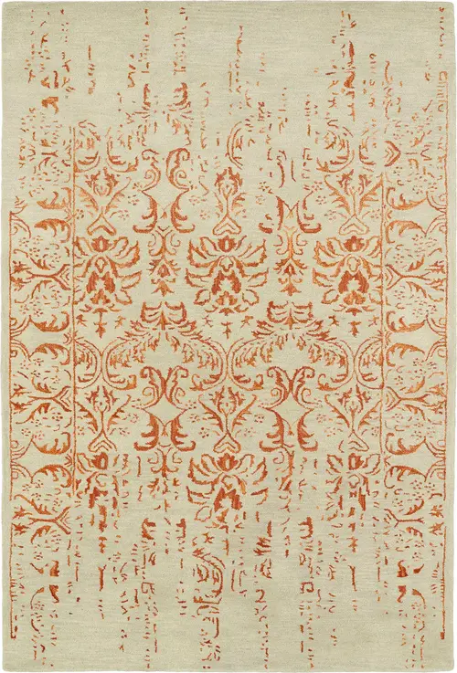 Modern Loom Mercery Hand Tufted Beige Transitional Rug 5
