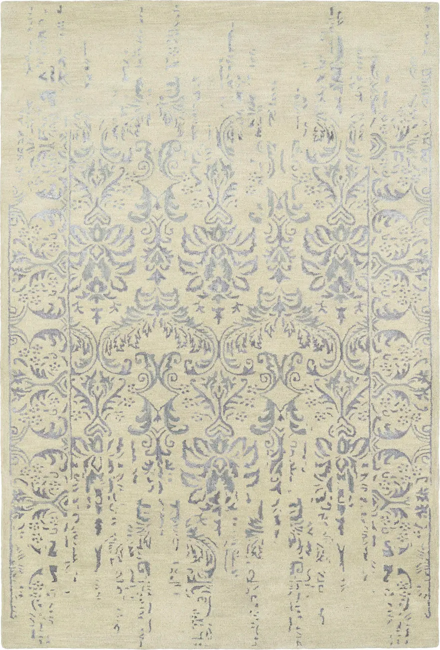 Modern Loom Mercery Hand Tufted Beige Transitional Rug 6