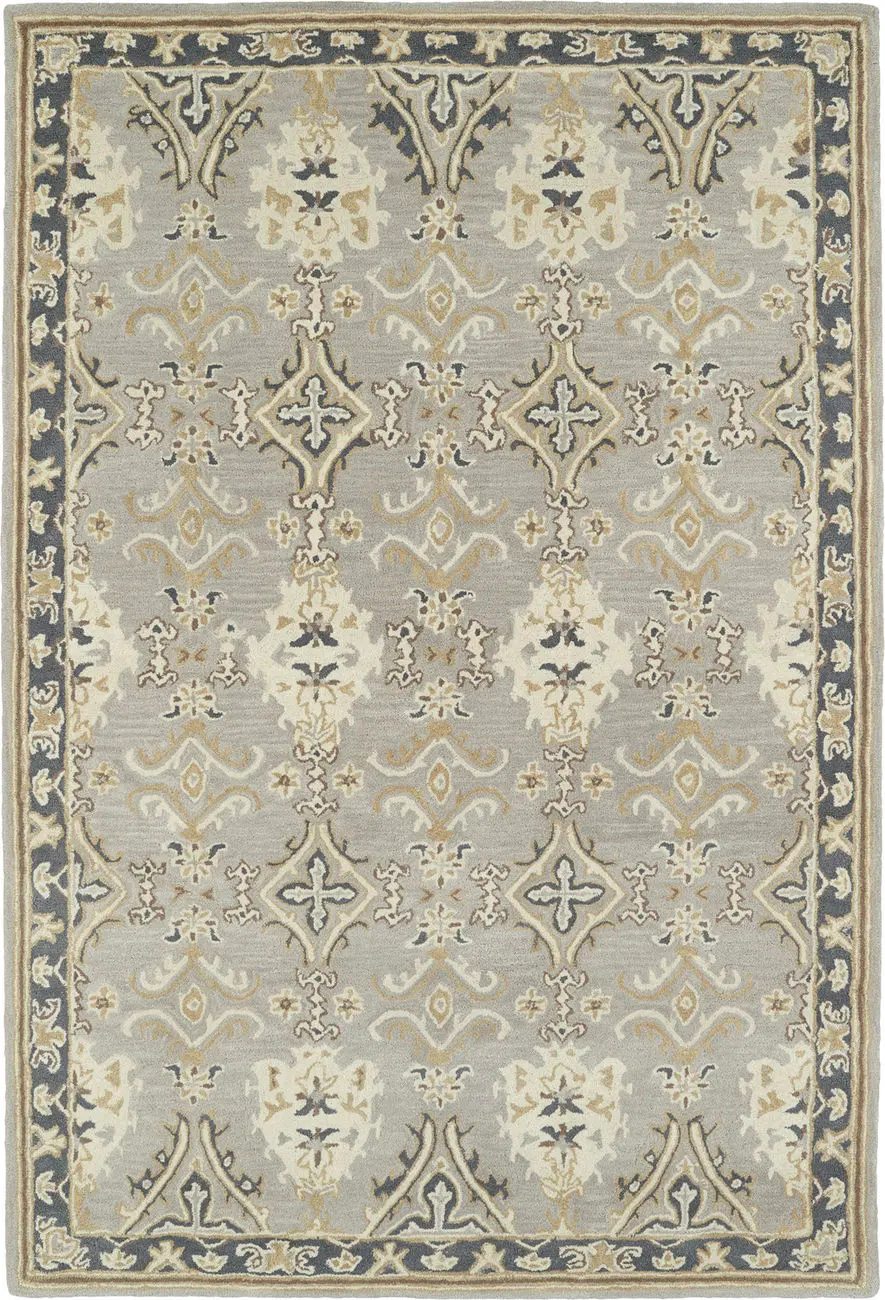Modern Loom Middleton Hand Tufted Grey Traditional Rug