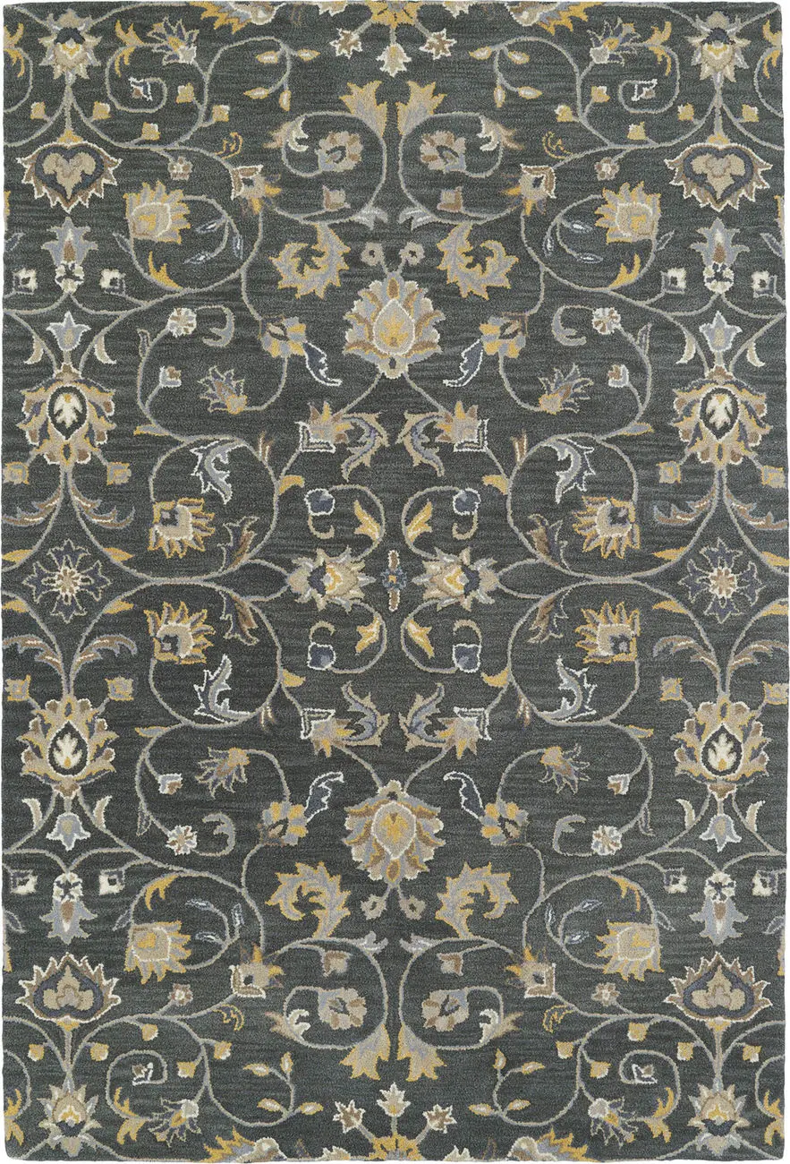 Modern Loom Middleton Hand Tufted Graphite Traditional Rug