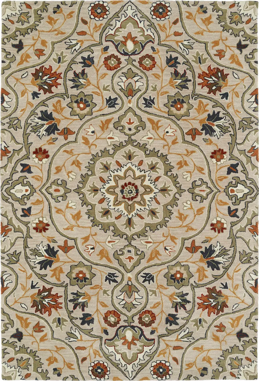 Modern Loom Middleton Hand Tufted Mushroom Traditional Rug 2
