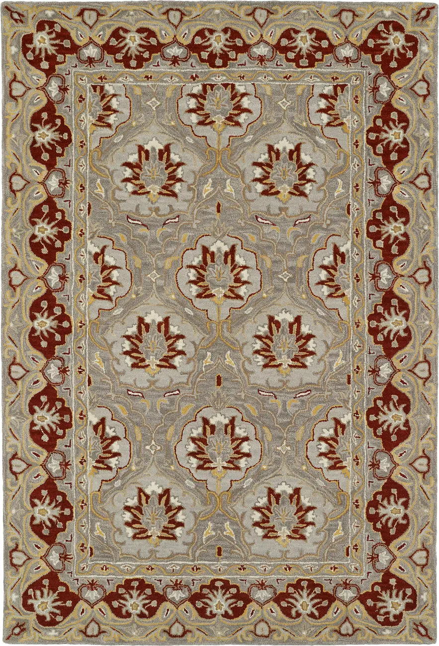 Modern Loom Middleton Hand Tufted Grey Traditional Rug 2