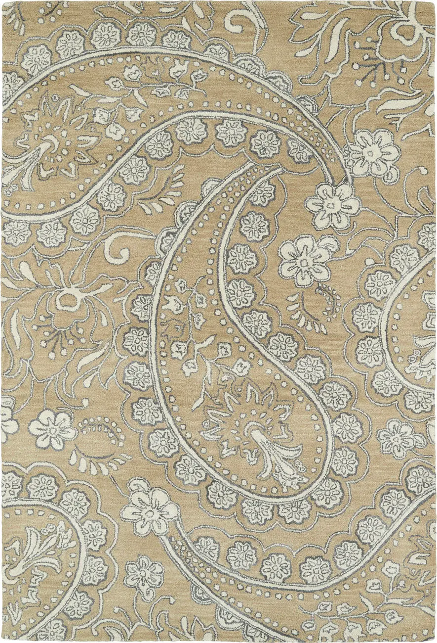 Modern Loom Melange Hand Tufted Camel Transitional Rug