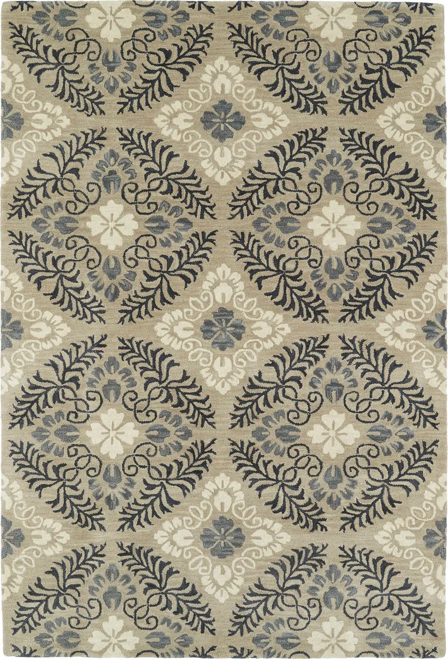 Modern Loom Melange Hand Tufted Mushroom Transitional Rug