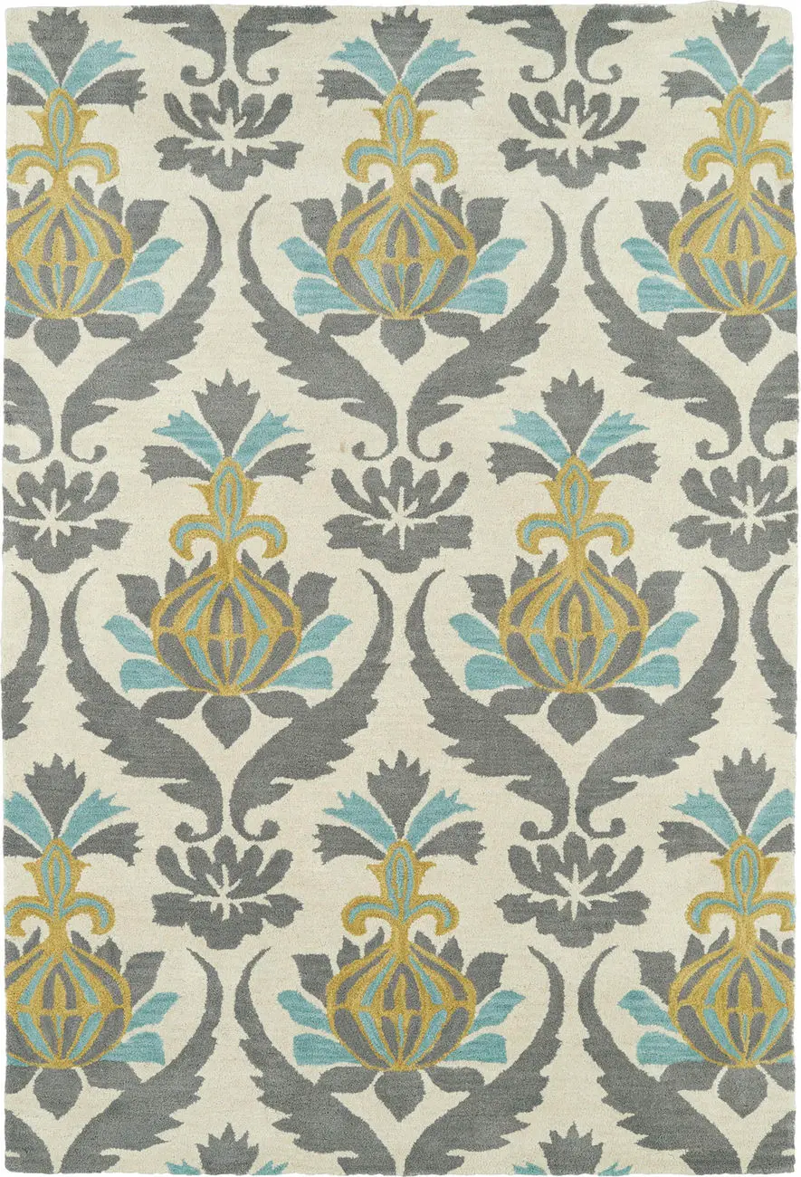 Modern Loom Melange Hand Tufted Ivory Transitional Rug