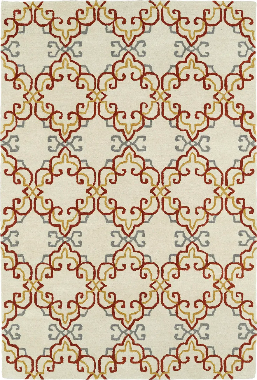 Modern Loom Melange Hand Tufted Ivory Transitional Rug 2