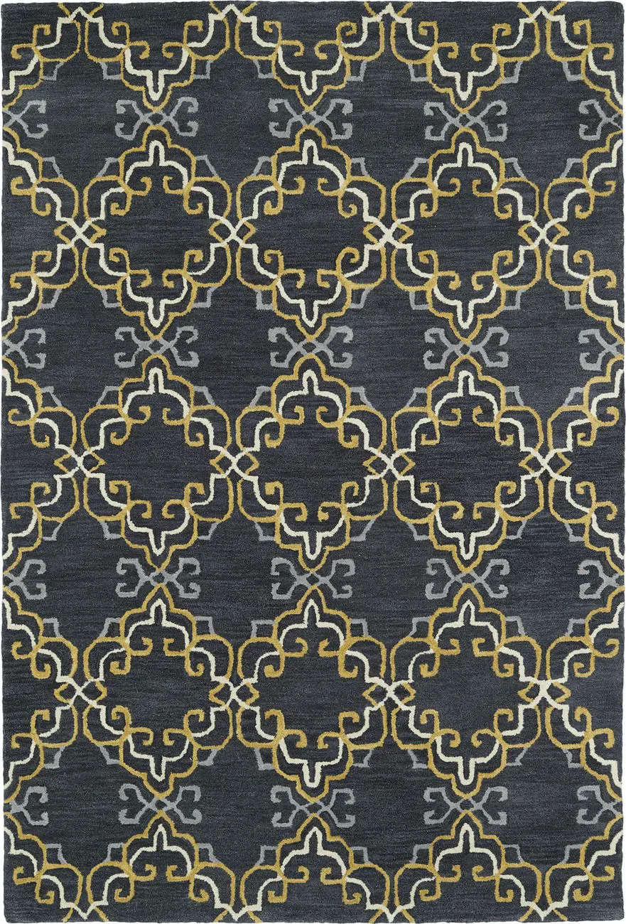 Modern Loom Melange Hand Tufted Graphite Transitional Rug