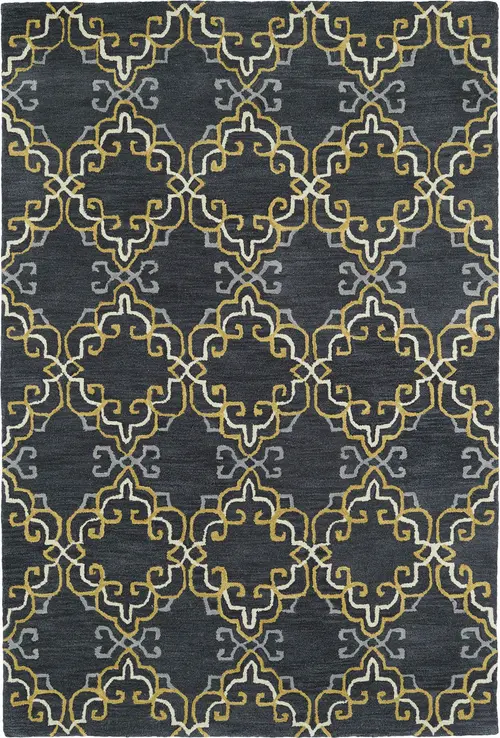 Modern Loom Melange Hand Tufted Graphite Transitional Rug