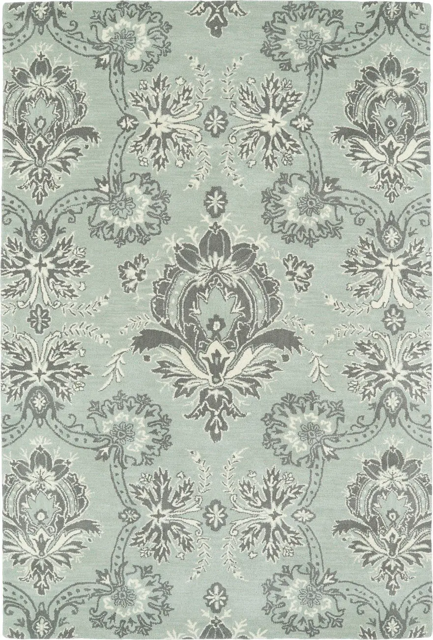 Modern Loom Melange Hand Tufted Mint Transitional Rug